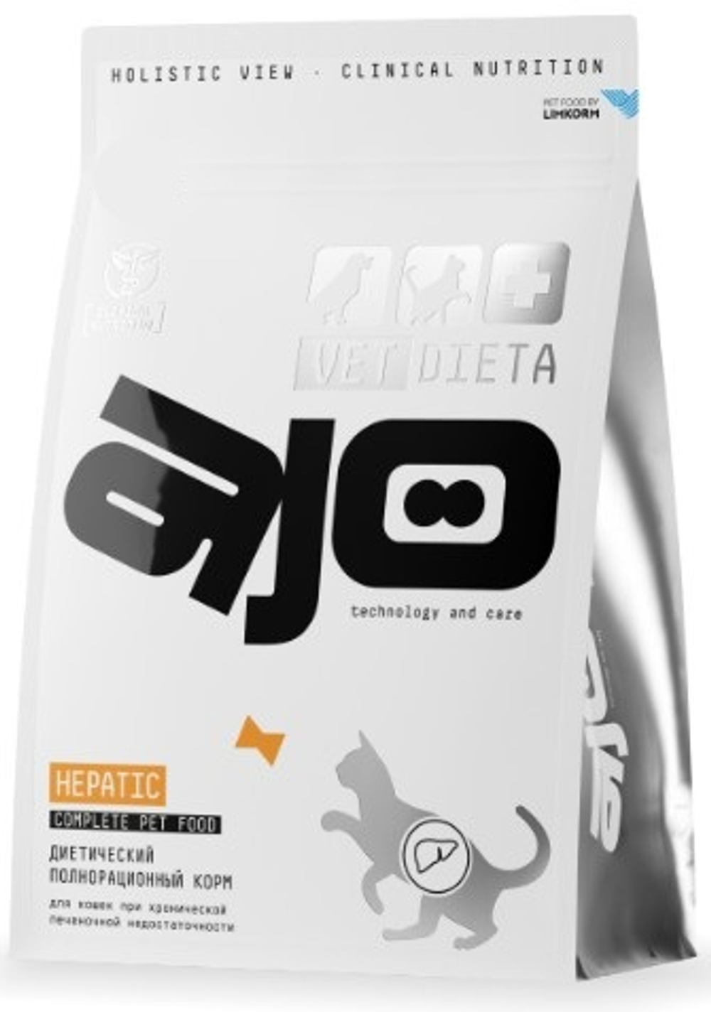 AJO VetDieta Hepatic для кошек при заболеваниях печени 400 г (Гепатик Айо)