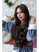 Халат теплый с капюшоном