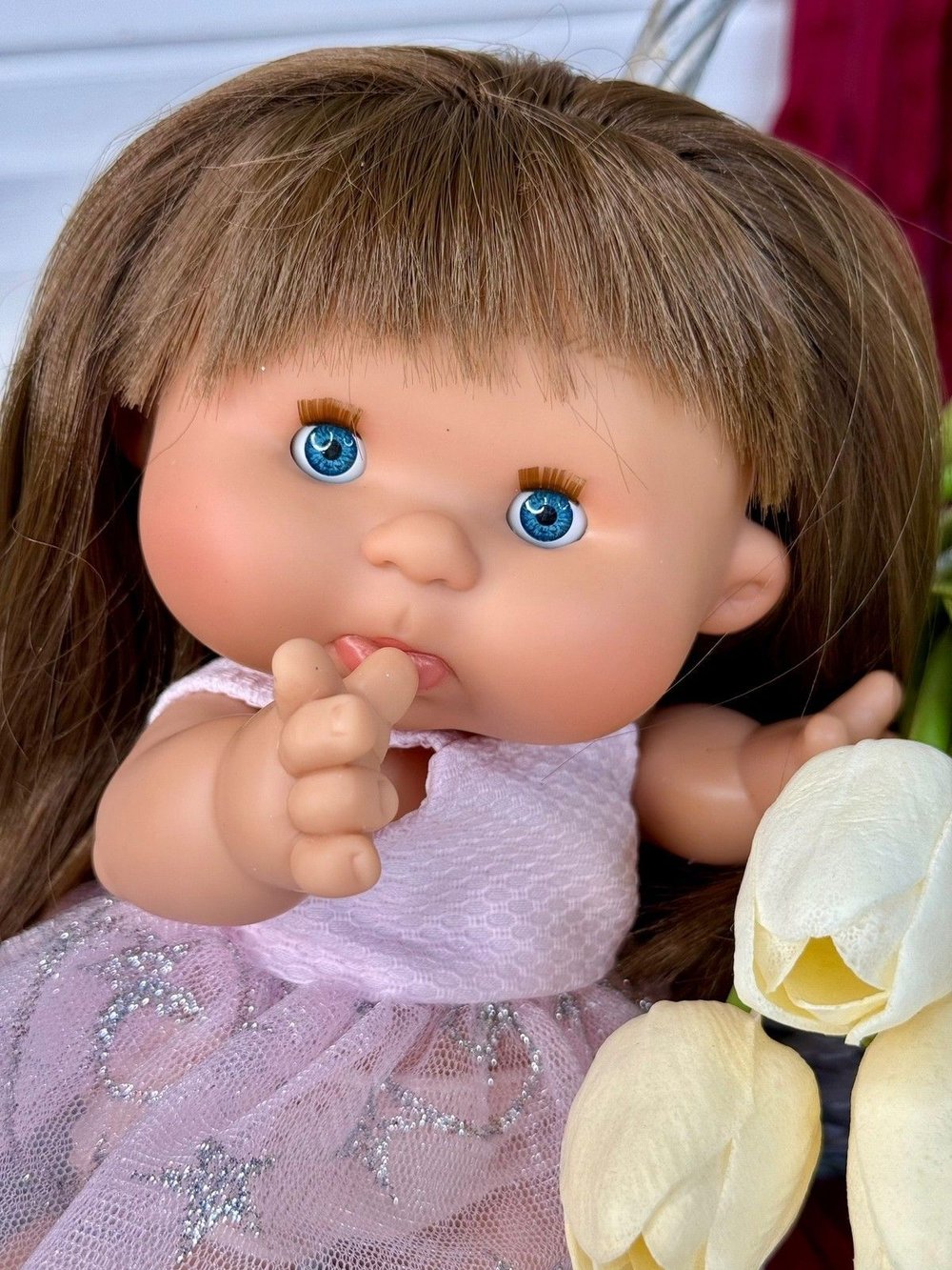 Пупс Nines 26см PEPOTE с закрывающими глазками (N804B5)