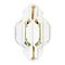 Настенный светильник Lumina Deco Piramid LDW 6021-2 WT+GD