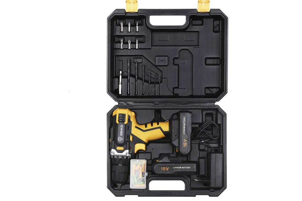 Аккумуляторная дрель-шуруповерт DEKO DKCD16FU-Li 063-4099