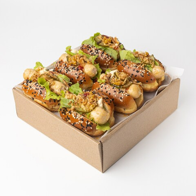 Бокс мини-хот догов