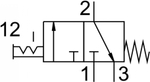Отсечной клапан Festo HE-3/4-D-MAXI
