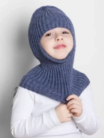 Балаклава для детей вязаная демисезонная