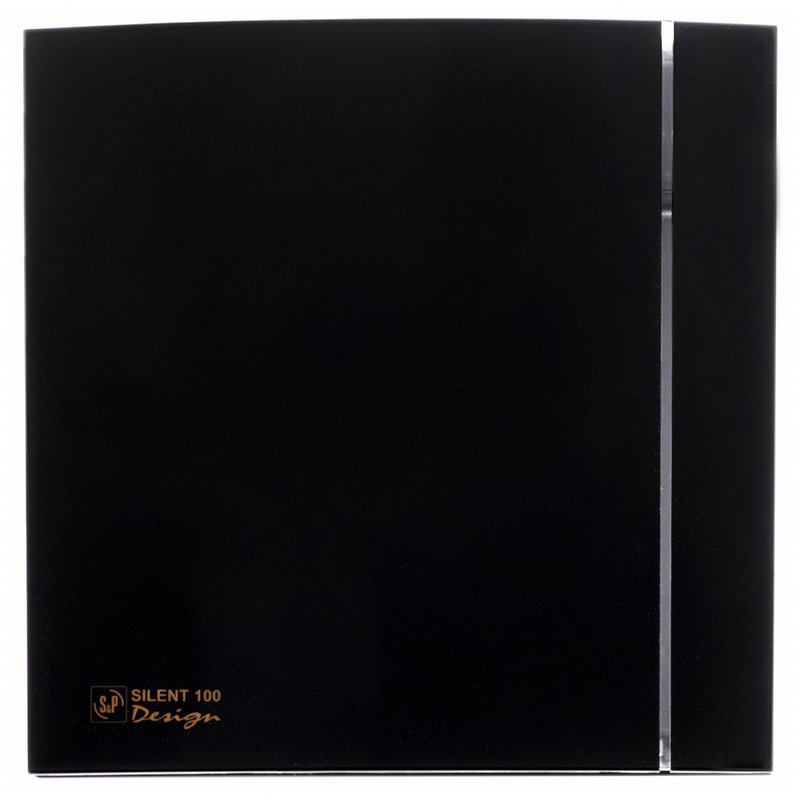Накладной вентилятор Soler Palau SILENT-100 CRZ BLACK DESIGN 4C