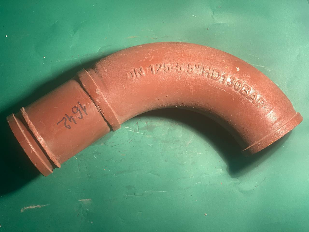 Угол бетоновода Waitzinger B640100 (125/R275 + 447 мм)