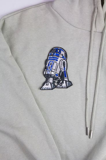 Нашивка термоаппликация на одежду и на рюкзак. R2D2 / Звездные войны