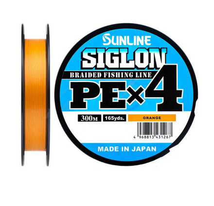 Шнур Sunline SIGLON PEx4 150m (Orange) #1/16lb