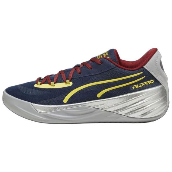 PUMA All Pro Nitro Баскетбольные кроссовки Низкие Мужские Морской синий