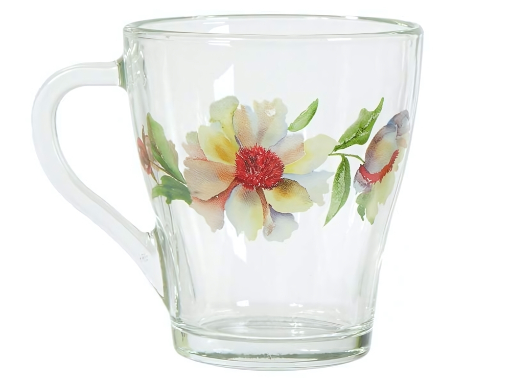 Кружка "Грация" Акварельные цветы 250мл