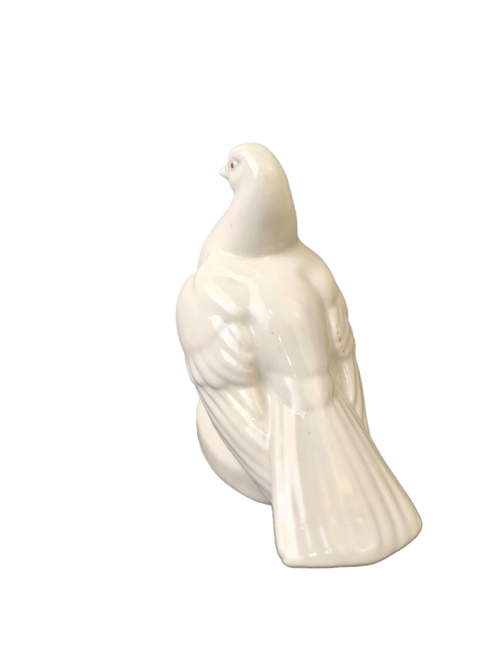 Фарфоровая статуэтка "Голубь" Гжель