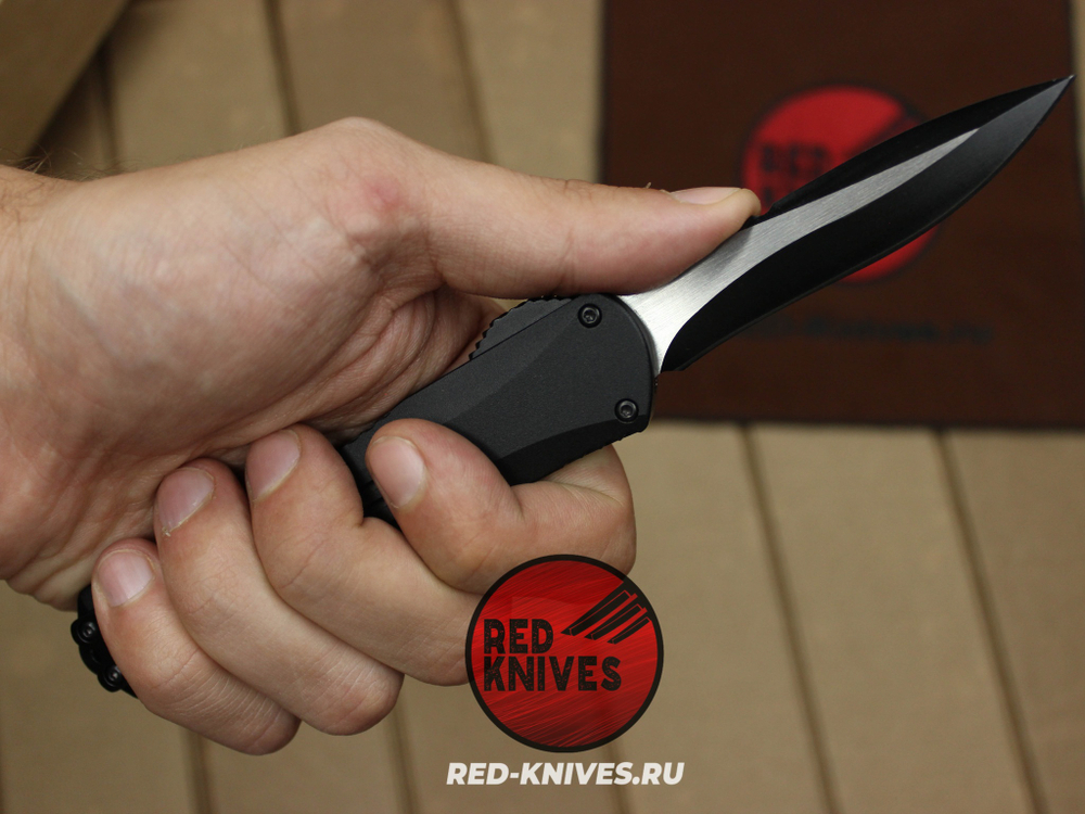 Heretic Knives Manticore-E S/E - черная рук, черный клинок RK/Н96