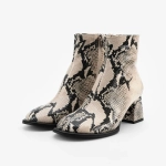 Ботильоны Inga Snake Milky