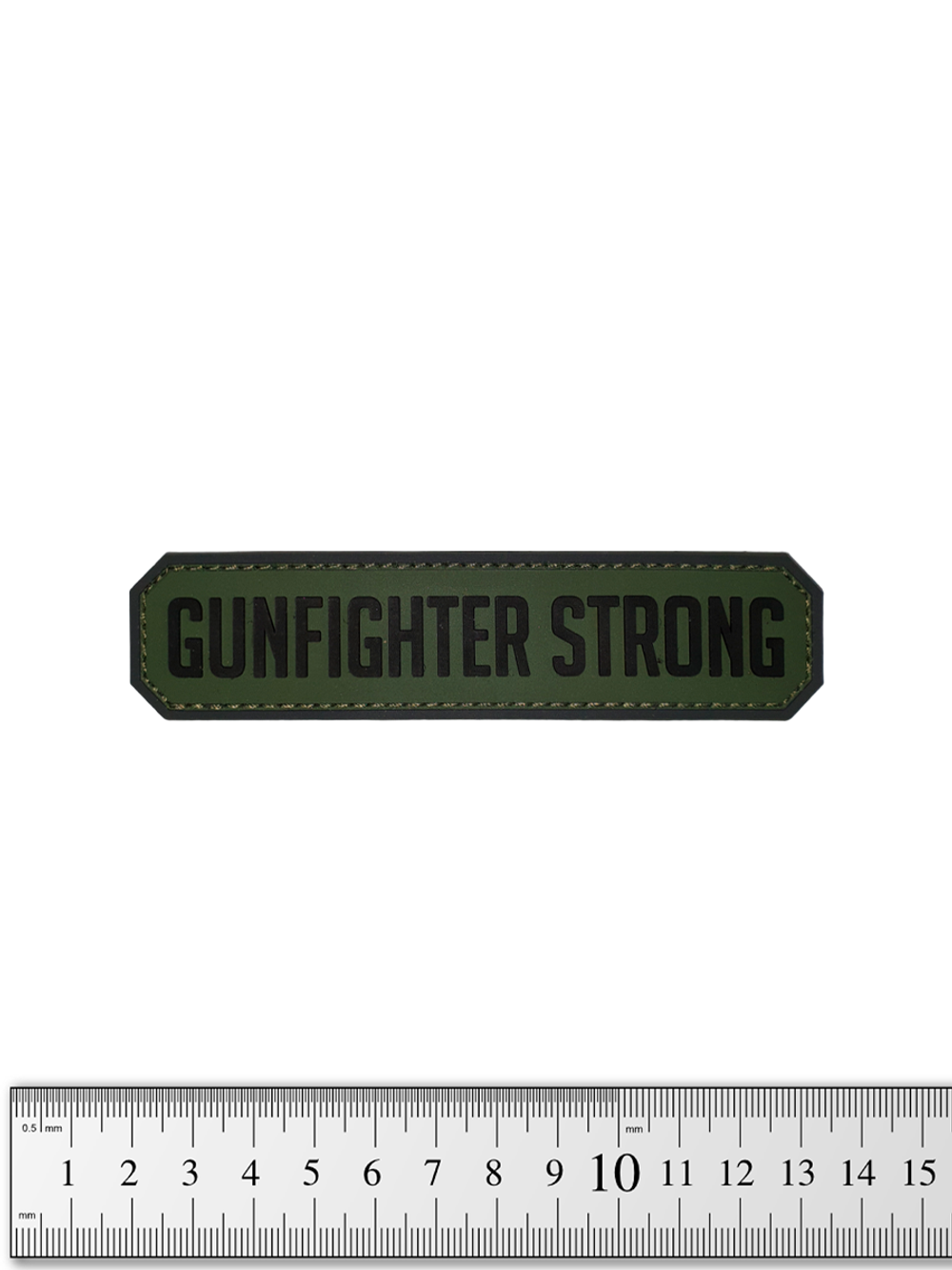Шеврон Gunfighter Strong лента PVC. Олива