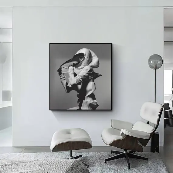 Картина на холсте в раме 4849, 110х110 см