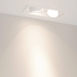 Светильник MS-VORTEX-BUILT-S250x140-2x30W Day4000 (WH-WH, 17 deg, 230V) (Arlight, IP20 Металл, 5 лет) 057765