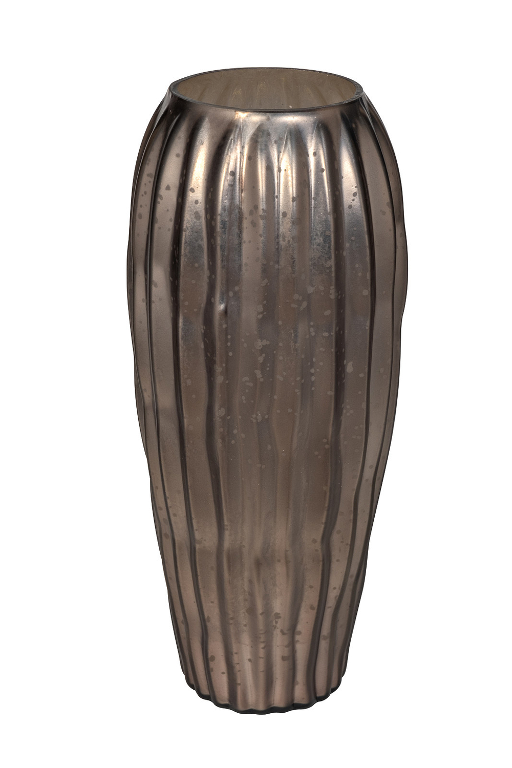 Ваза стеклянная 15.5х47см Garda Decor черный оникс