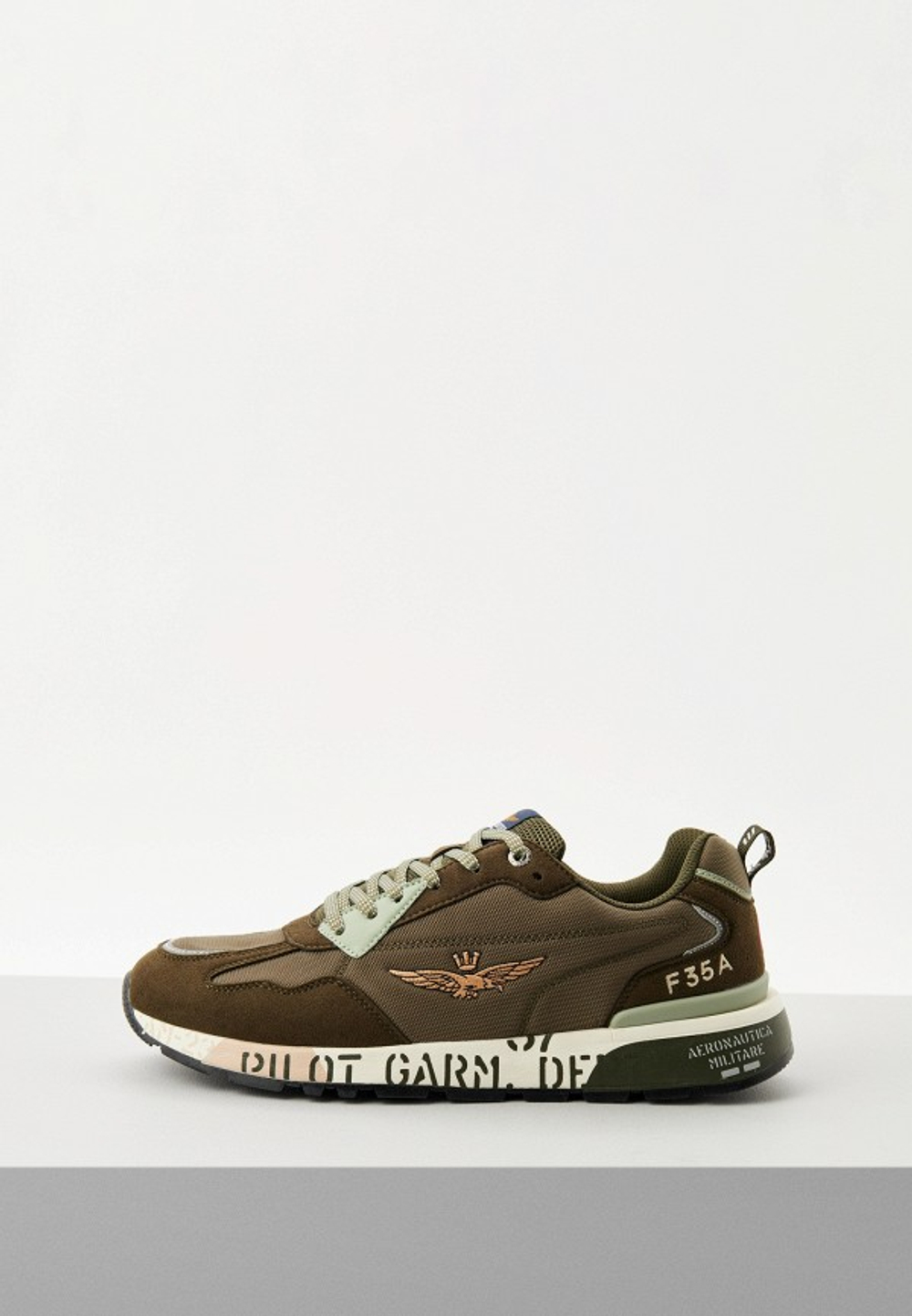 Кроссовки муж. Aeronautica 276 коричневые