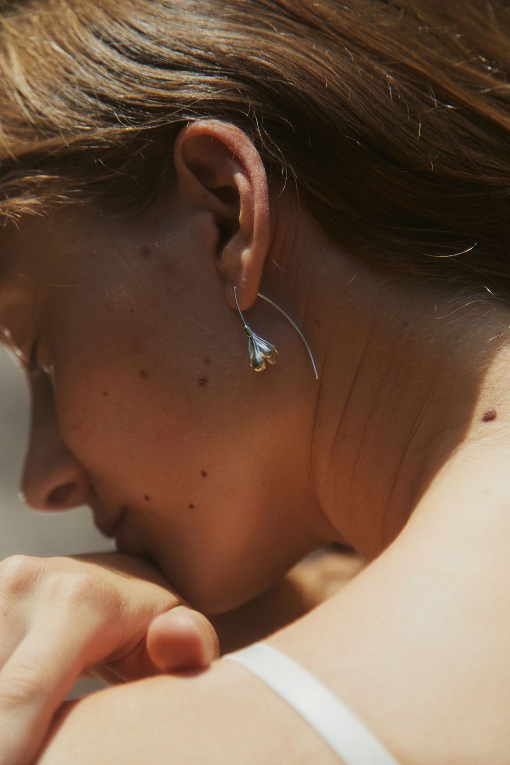 Серьги Подснежники