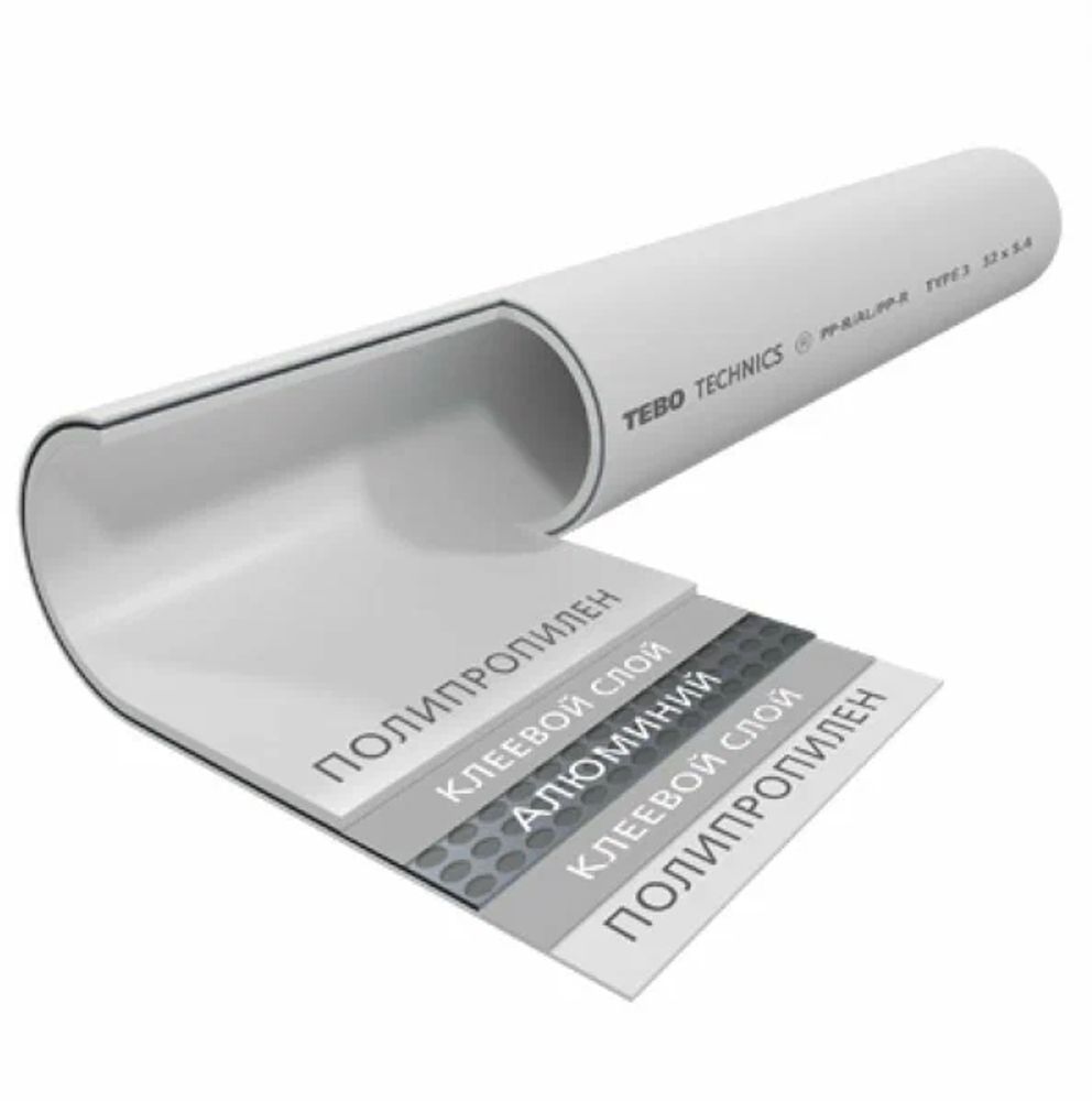 Труба PN20/25 х 4,2 SDR6 (центр.армирование) ТВ белая