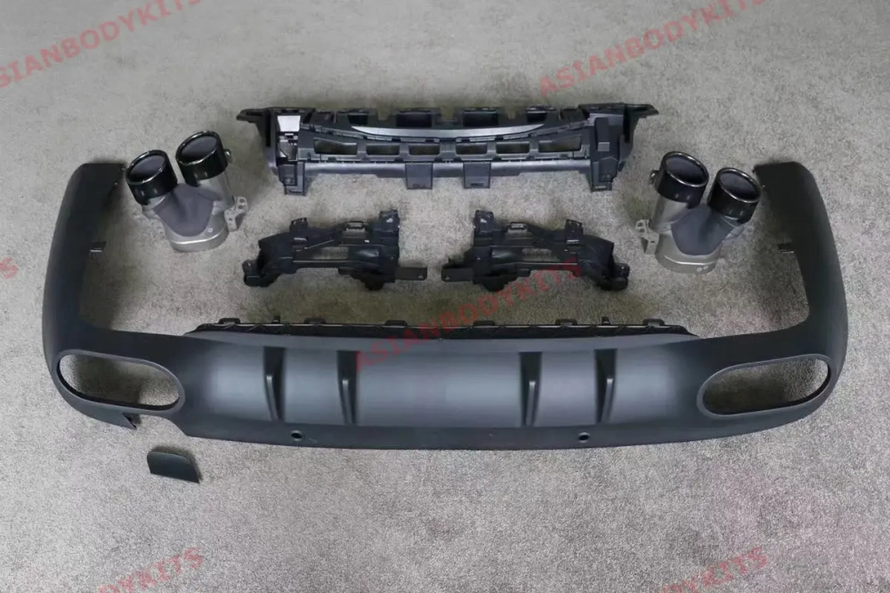 Диффузор заднего бампера с выхлопными насадками для MERCEDES-BENZ CLS53 C257 AMG 2018+ Мерседес Бенц