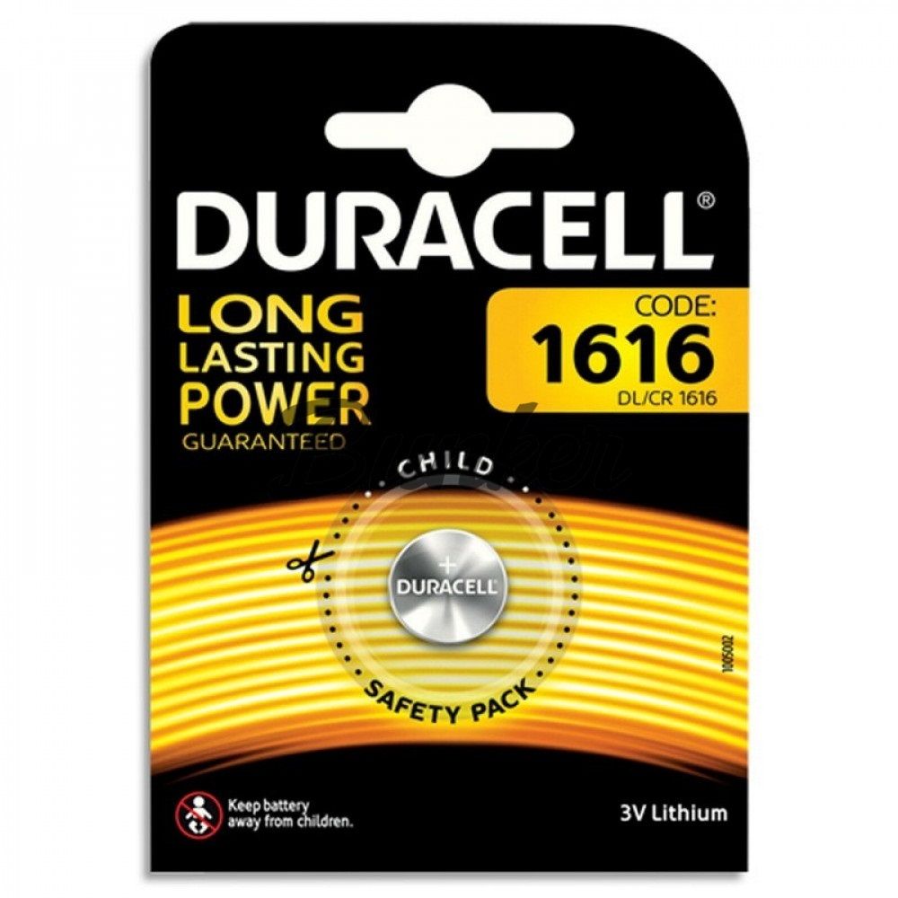 Элемент питания Duracell  CR1616-1BL