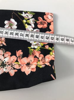 Платье AScool черное "с цветами" 44 размер, новое