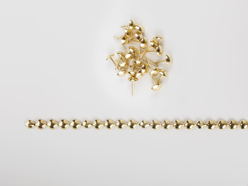 Гвоздевая лента Золото 11мм