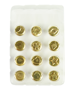 Набор штампов Pebaro для выжигания 12шт., узоры