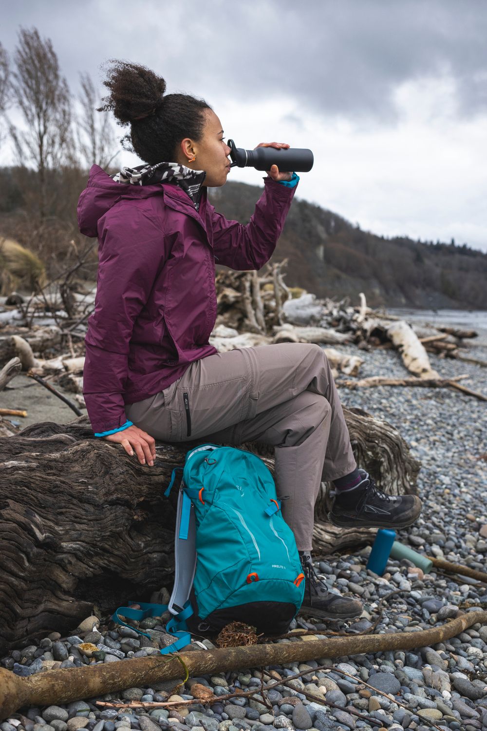 Бутылка Klean Kanteen Classic Narrow Flip Sport 18oz (532 мл) Black