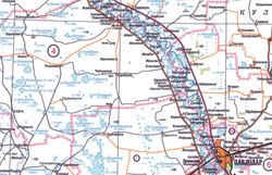 Карта Павлодарской области большая настенная обновлённая 2026 год (150x 200 )