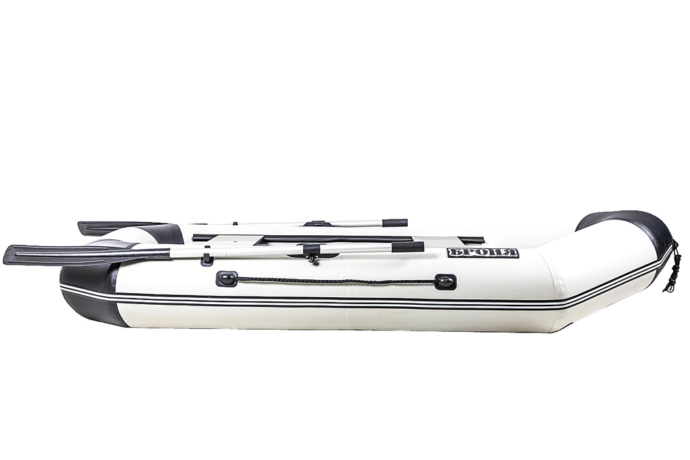 Броня-240 белый-черный (лодка ПВХ с усилением)