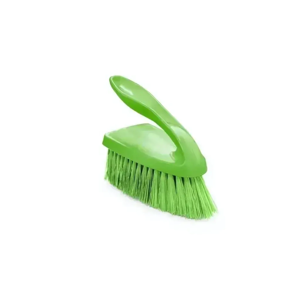 Щетка УТЮГ МАКСИ с длинной щетиной Умничка салат/бирюза.