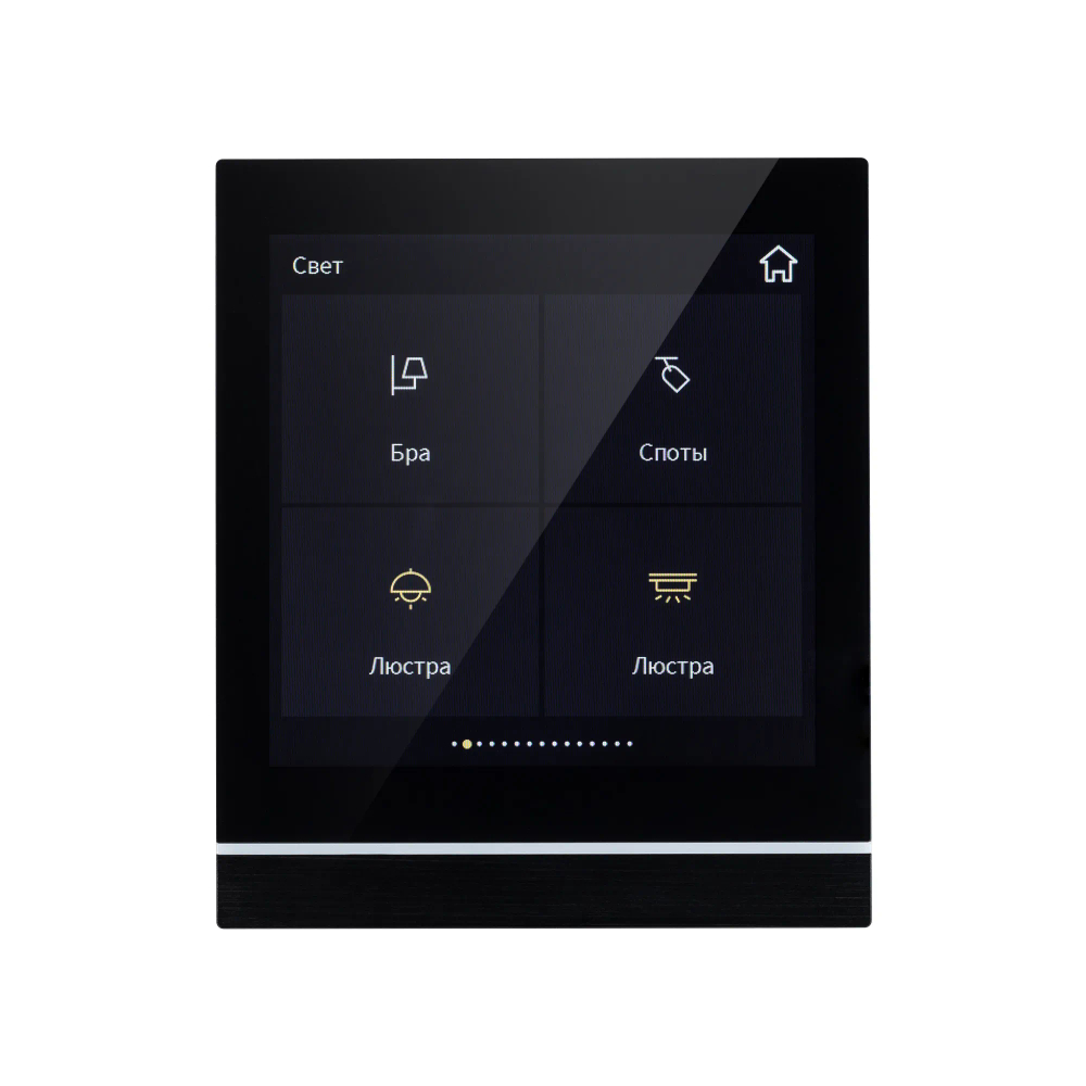 INTELLIGENT ARLIGHT Панель сенсорная KNX-113-40-MULTI-V4-IN (20-30V) (IARL, IP20 Пластик, 2 года) 032386
