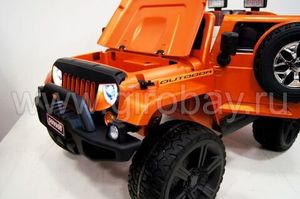 Детский электромобиль River Toys JEEP WRANGLER O999OO оранжевый