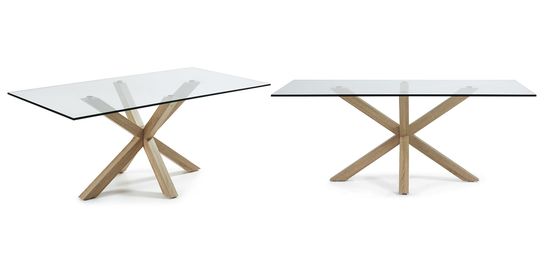 Стол Arya 200x100 металл стекло