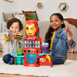 Hasbro Железный человек и суперкоманда - Железная четверка База супергероев свет и звук G1259