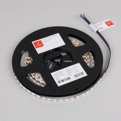 Светодиодная лента RT-H96-5mm 24V RGBW-Day-4-in-1 (10 W/m, IP20, 5m) (Arlight, узкая) 058434