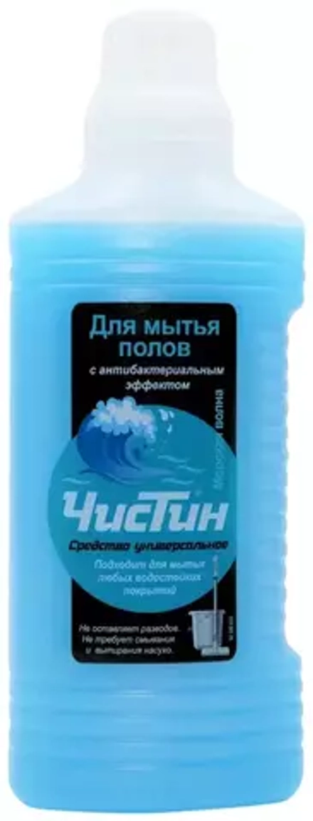 ЧИСТИН Средство для мытья полов Морская волна, 1 л