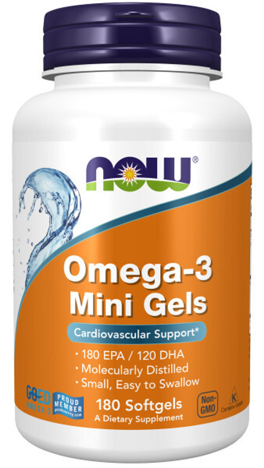 Omega-3 mini gels 180 softgels