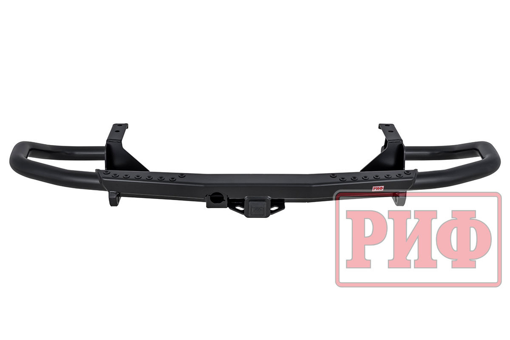Бампер задний силовой/защита штатного бампера TANK 500 c квадратом под фаркоп РИФ