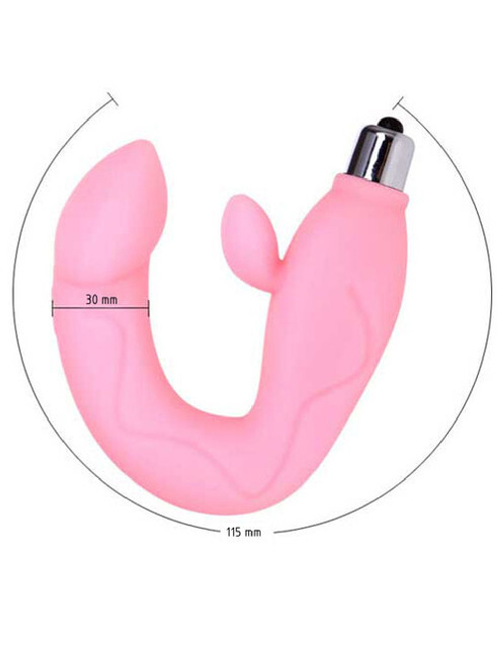 Вибратор для точки G и клитора Magic Dream (Цвет: розовый)
