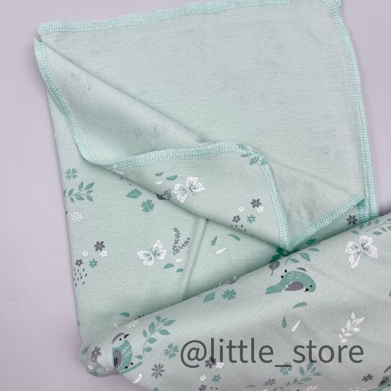 Пеленка хлопковая "Весенняя зелень"