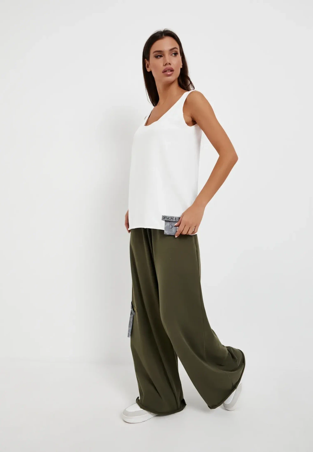 Майка опен 2 белый