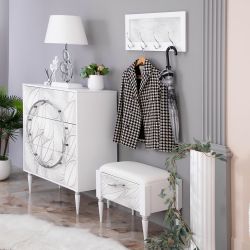 Вешалка настенная Арт mini Айс Сильвер