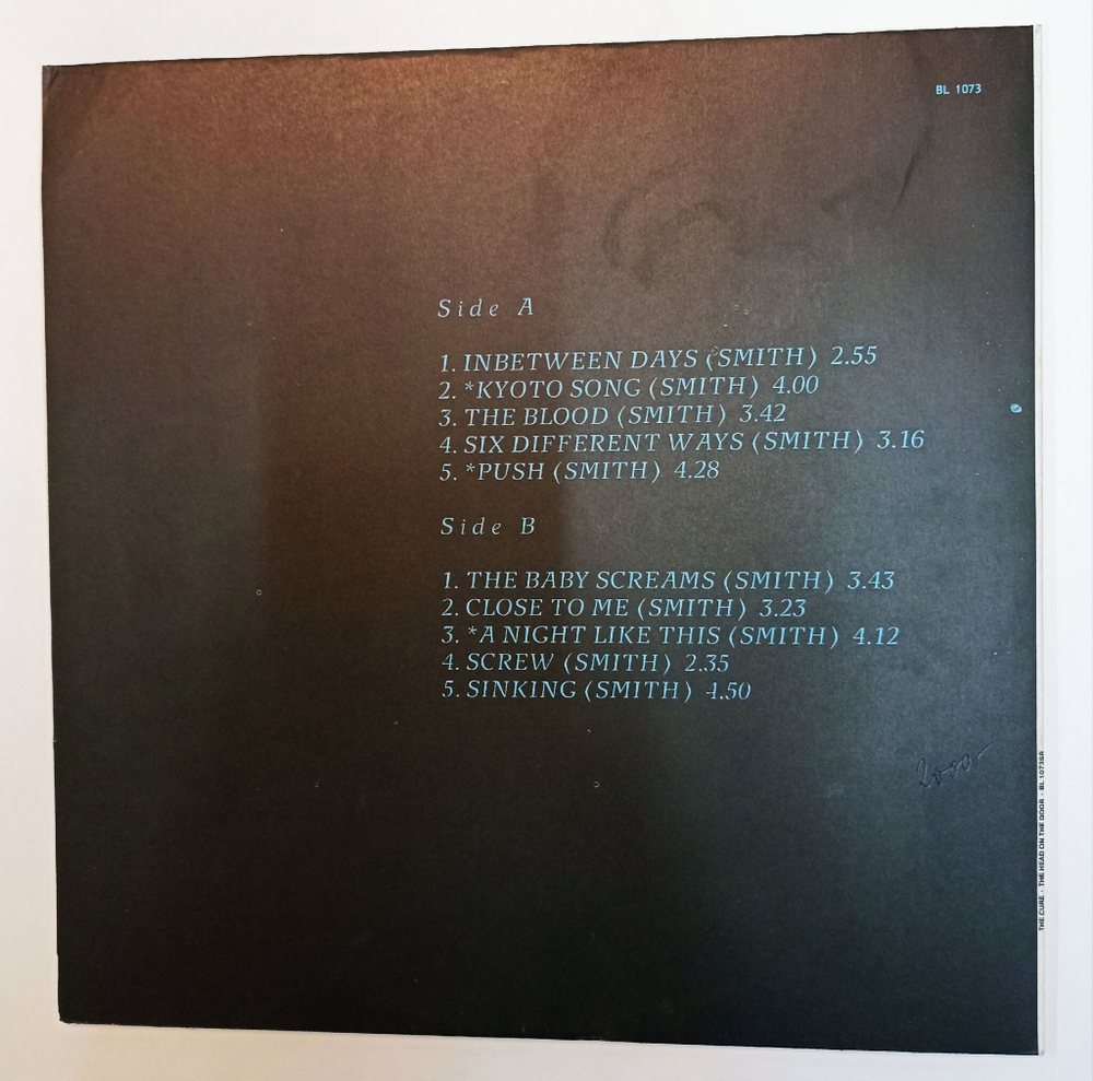 Винтажная виниловая пластинка LP The Cure The Head On The Door (Россия 1993)