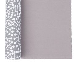 Салфетка двухсторонняя под приборы серая с принтом Спелая Смородина из коллекции Scandinavian touch, 35х45 см