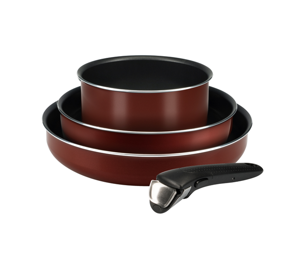 Набор посуды Tefal Ingenio RED 4 предмета 16/22/26 см 04175890