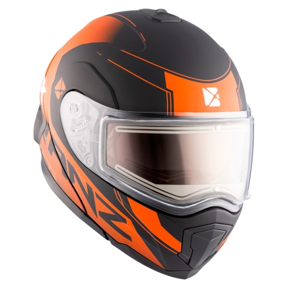 Шлем CKX TRANZ 1,5 Ams DL+EDL Caliber Matt orange S