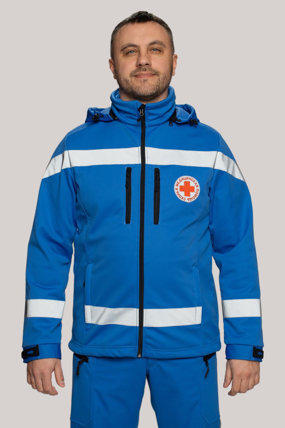 Куртка демисезонная мужская Скорая помощь MedicLine SOFTSHELL